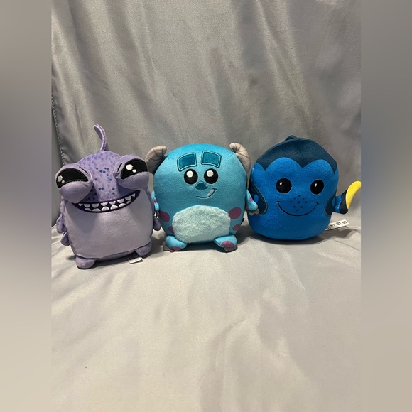 Disney Cuutopia Pixar Mattel Sully, Randall  , dory plush 5” - Picture 4 of 7